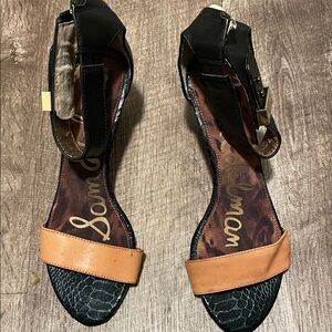 Sam Edelman Black and Brown Women's Sandals